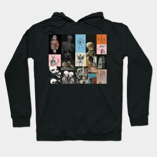 skeleton aesthetic collage Hoodie